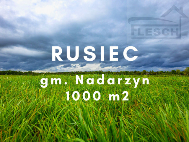 Działka 1000 m2 w Ruścu